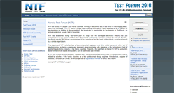Desktop Screenshot of nordictestforum.org