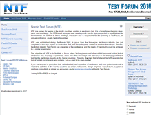 Tablet Screenshot of nordictestforum.org